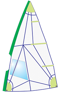 RETRO WS - We started  to produce clasical, triangl sails for lowers of retro ones. We added new  knowledge but dimensions stayed original