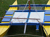 Catamaran trampoline